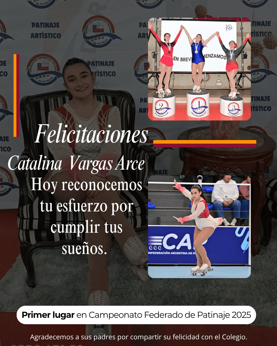 Felicitaciones Catalina - 3 Medio - 2025 1 1