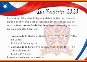GALA FOLCL&Oacute;RICA 2023